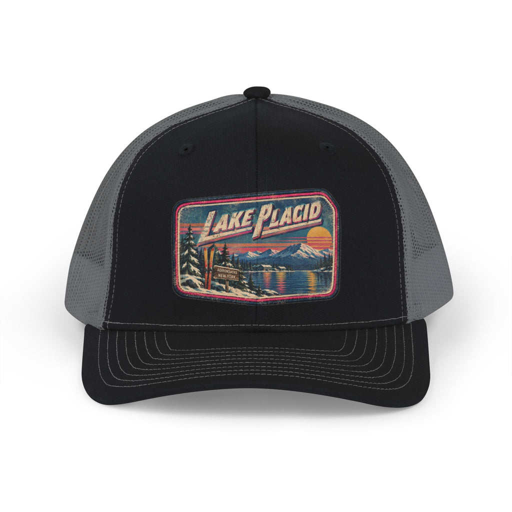 Lake Placid Ski Snapback Trucker Cap