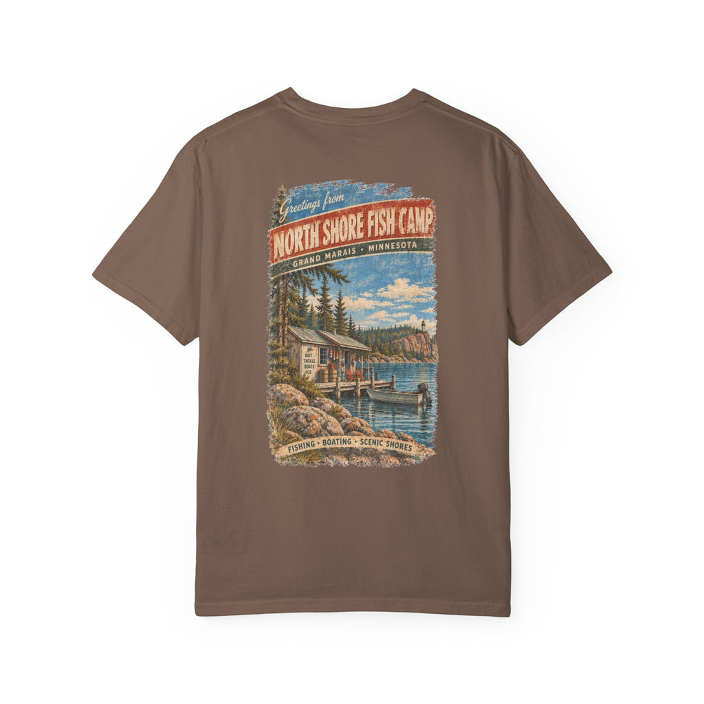 North Shore Fish Camp - Unisex Garment-Dyed T-shirt