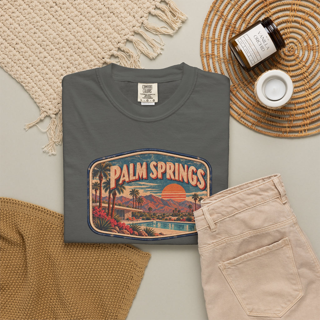 Palm Springs - Unisex Garment-Dyed T-shirt