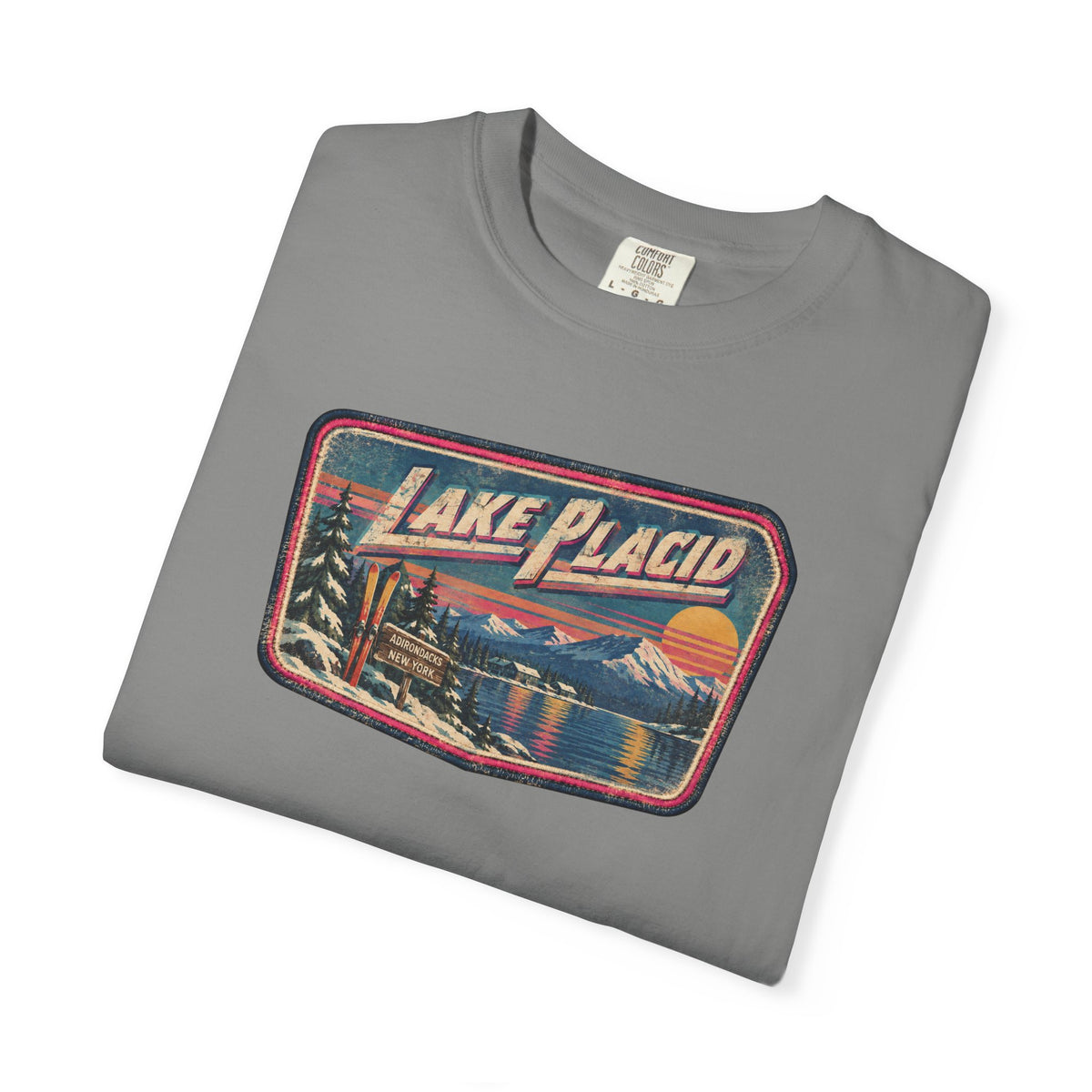 Lake Placid - Unisex Garment-Dyed T-shirt