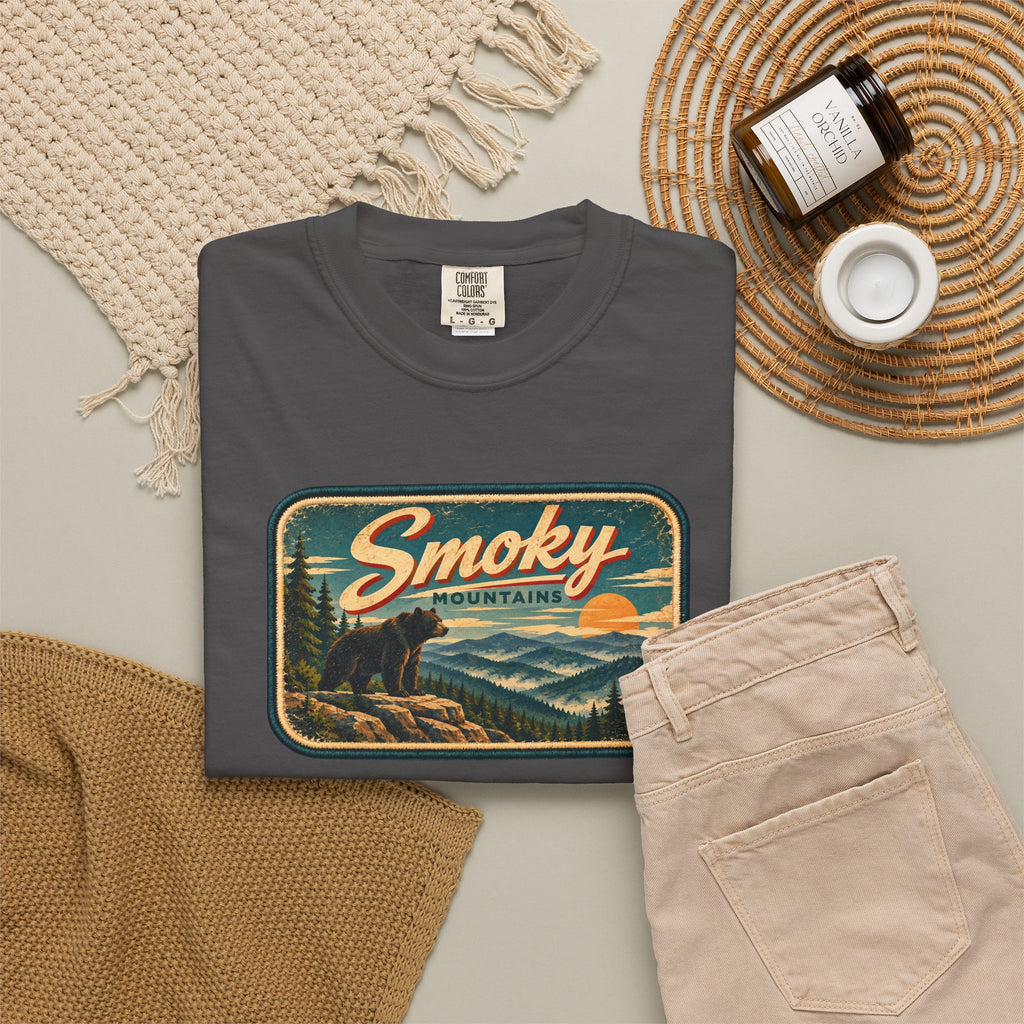 Smoky Mountains - Unisex Garment-Dyed T-shirt
