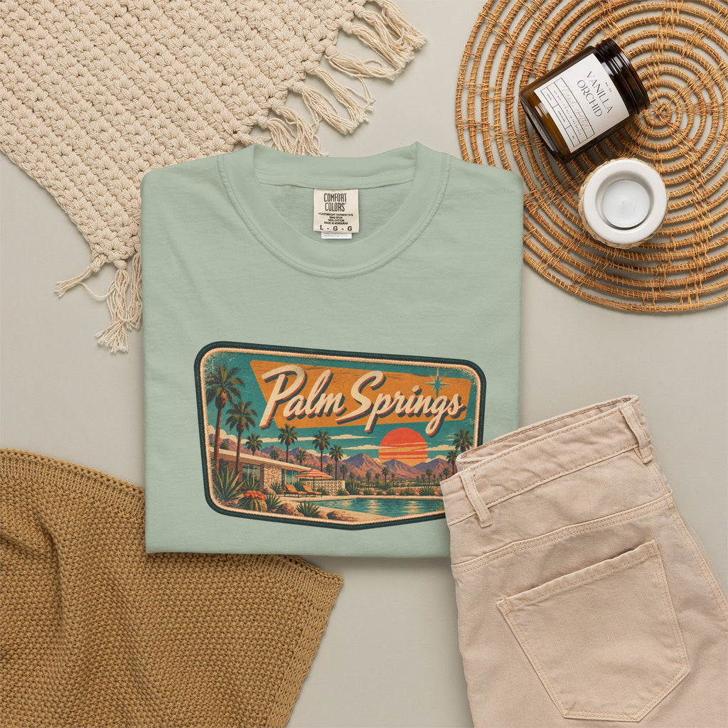 Palm Springs - Unisex Garment-Dyed T-shirt