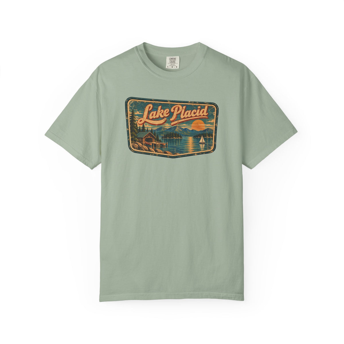 Lake Placid - Unisex Garment-Dyed T-shirt