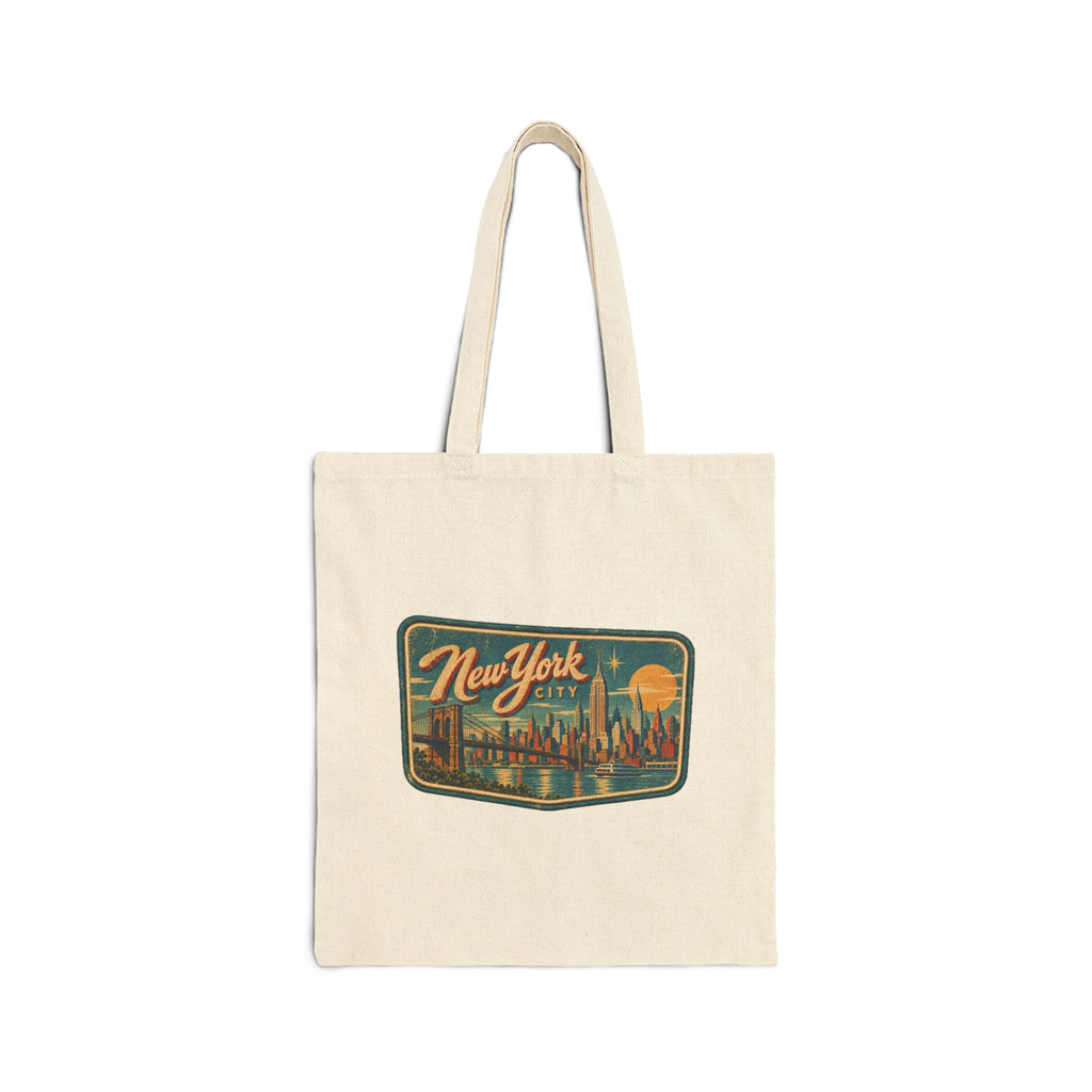 Cotton Canvas Tote Bag - Design 38