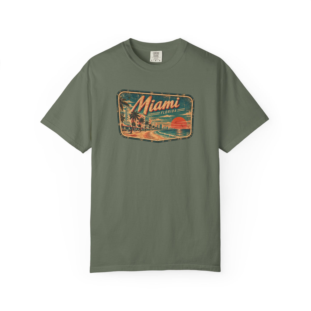 Miami - Unisex Garment-Dyed T-shirt