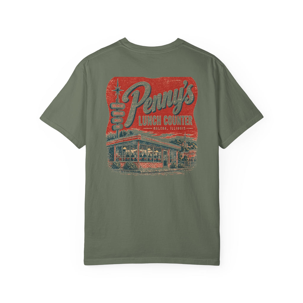 Penny's Lunch Counter - Unisex Garment-Dyed T-shirt