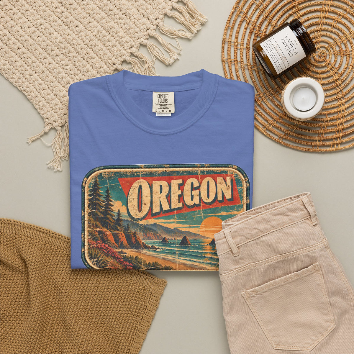 Oregon - Unisex Garment-Dyed T-shirt