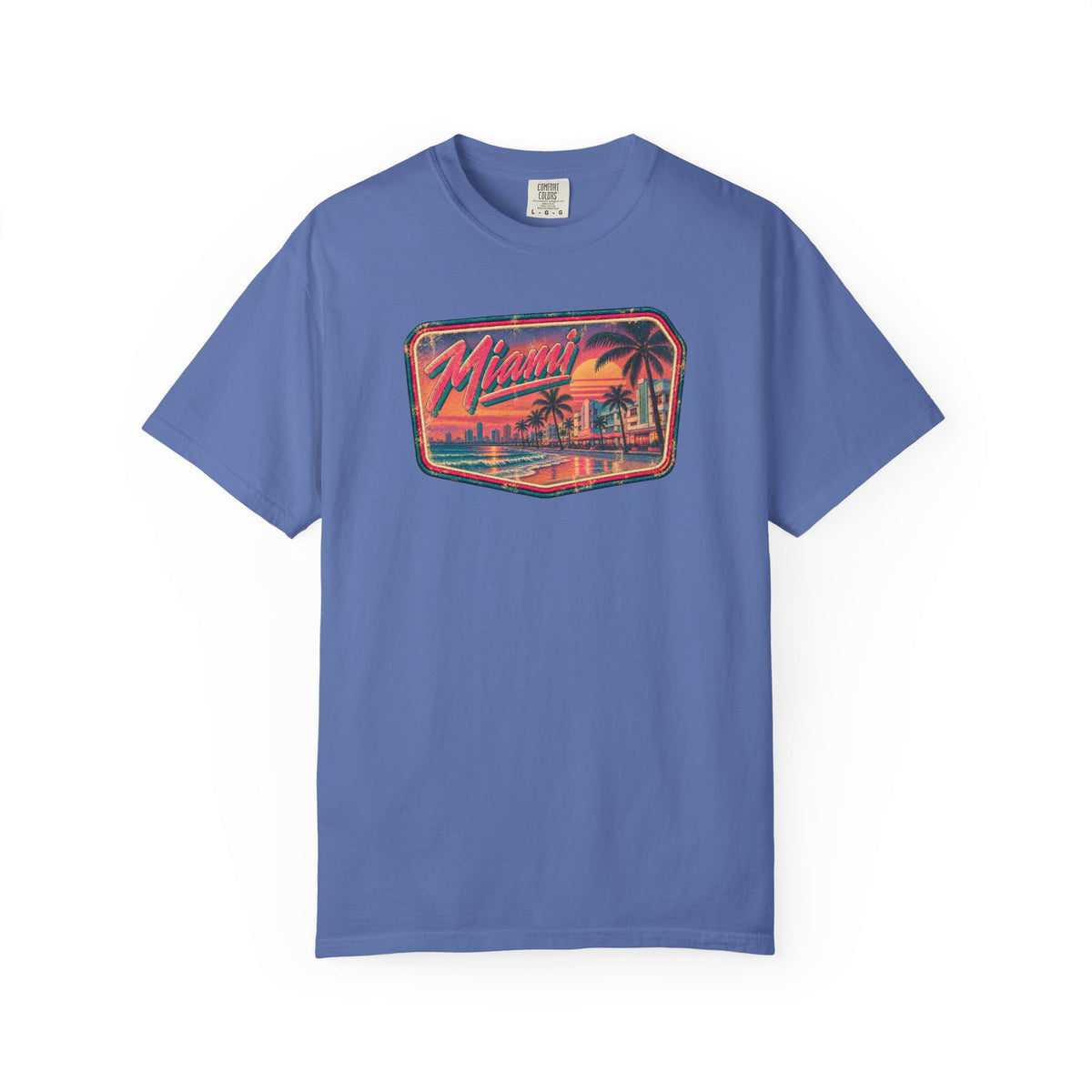 Miami - Unisex Garment-Dyed T-shirt