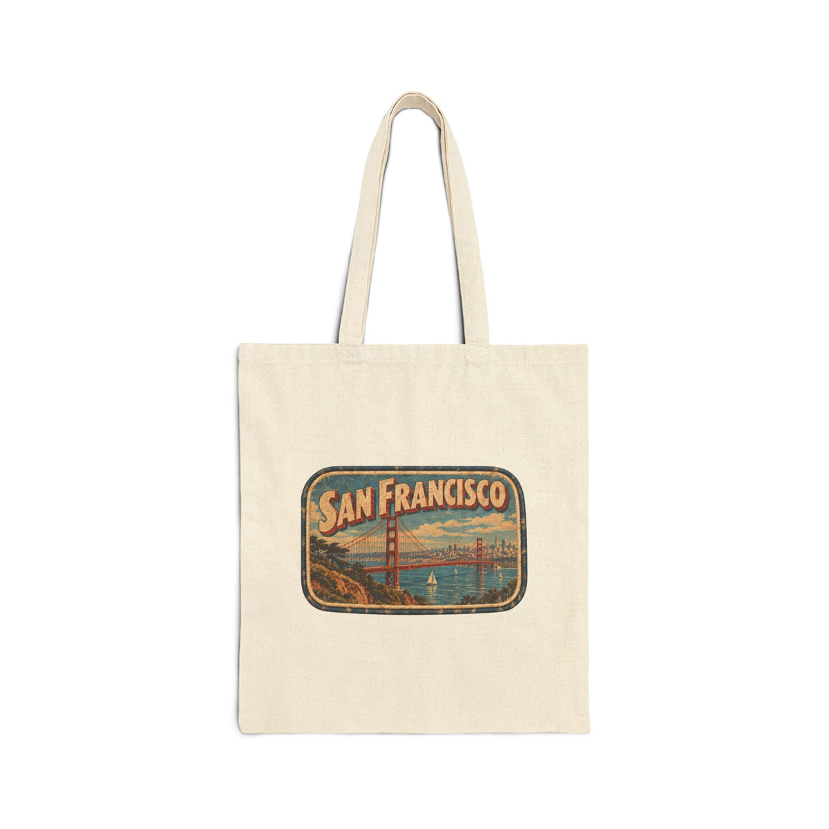 Cotton Canvas Tote Bag - Design 20