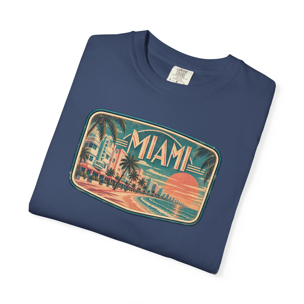 Miami - Unisex Garment-Dyed T-shirt
