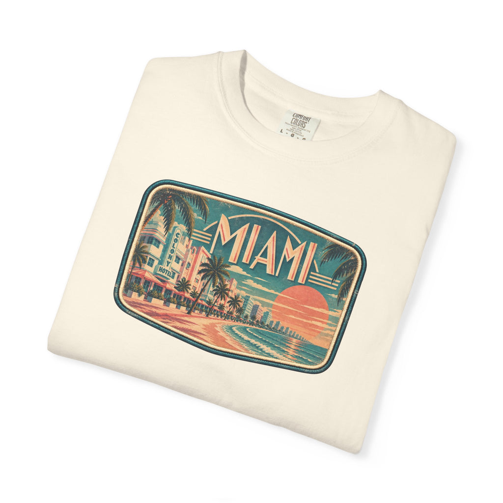 Miami - Unisex Garment-Dyed T-shirt