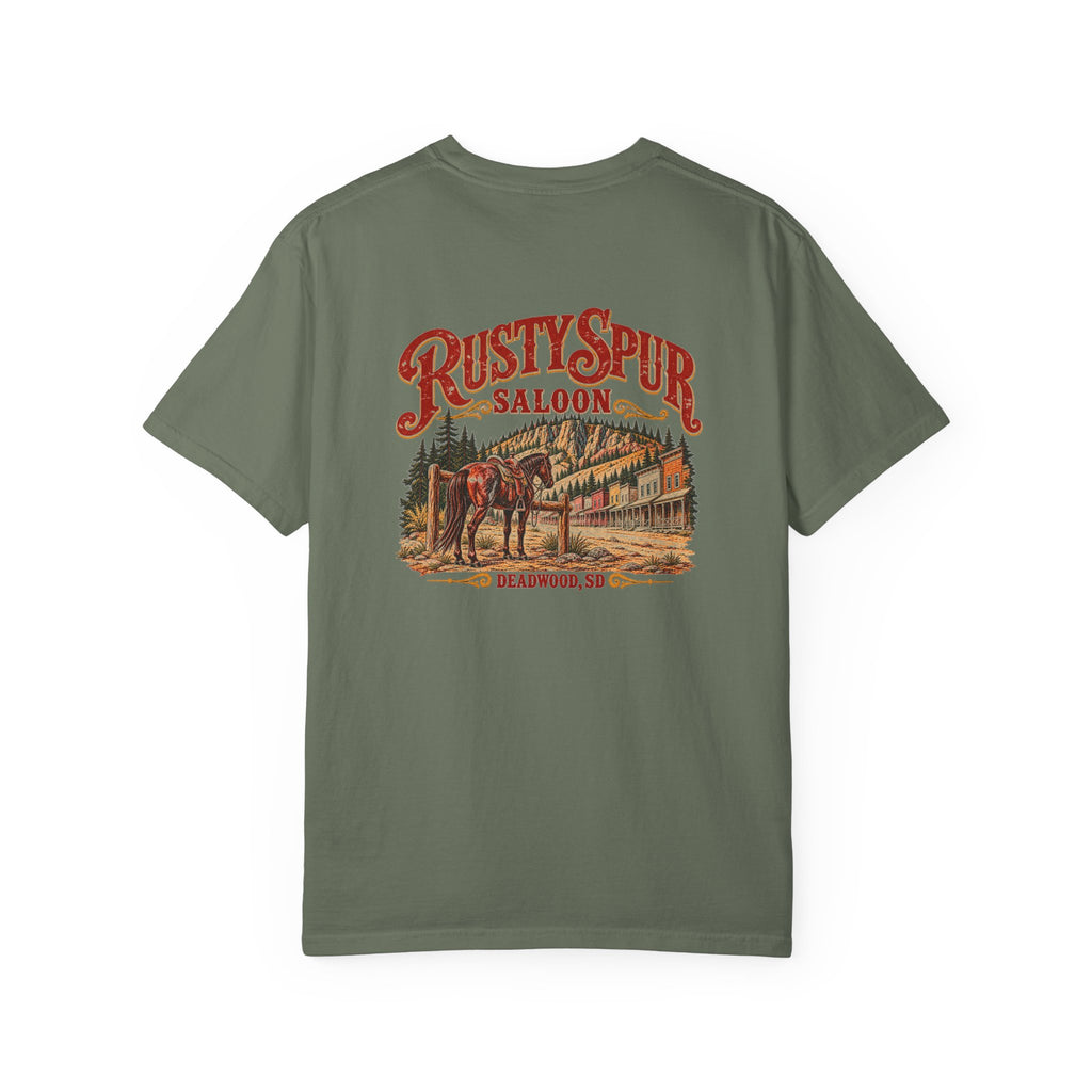 Rusty Spur Saloon - Unisex Garment-Dyed T-shirt