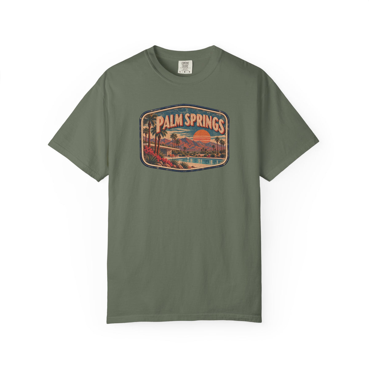 Palm Springs - Unisex Garment-Dyed T-shirt