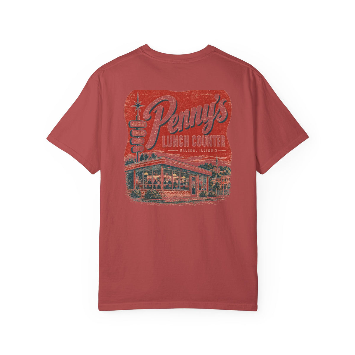 Penny's Lunch Counter - Unisex Garment-Dyed T-shirt
