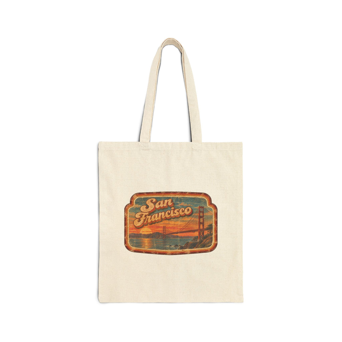 Cotton Canvas Tote Bag - Design 49