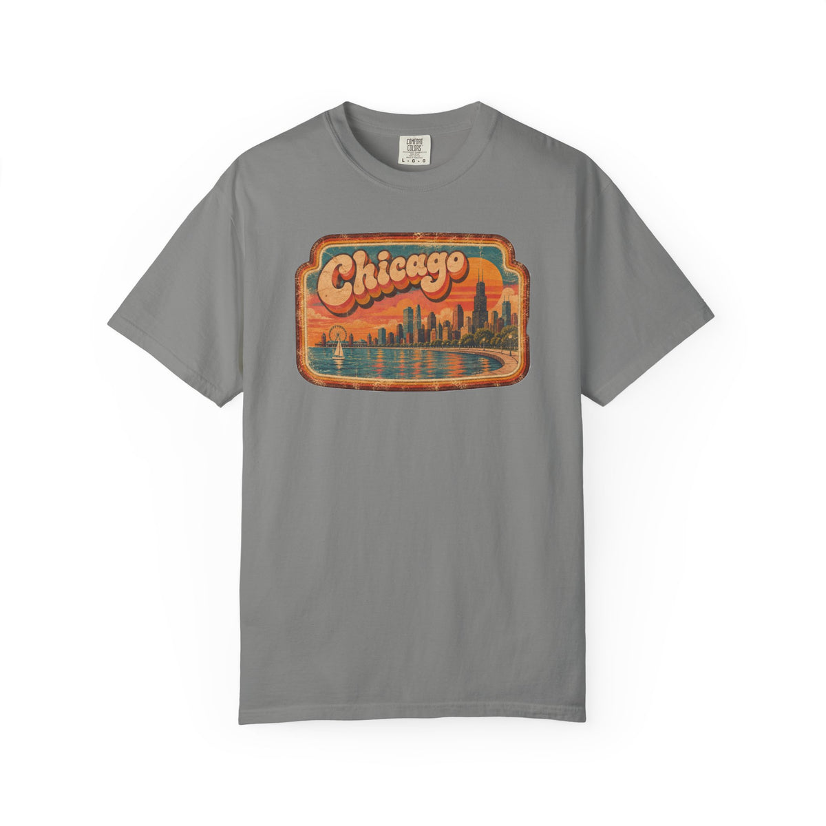 Chicago - Unisex Garment-Dyed T-shirt