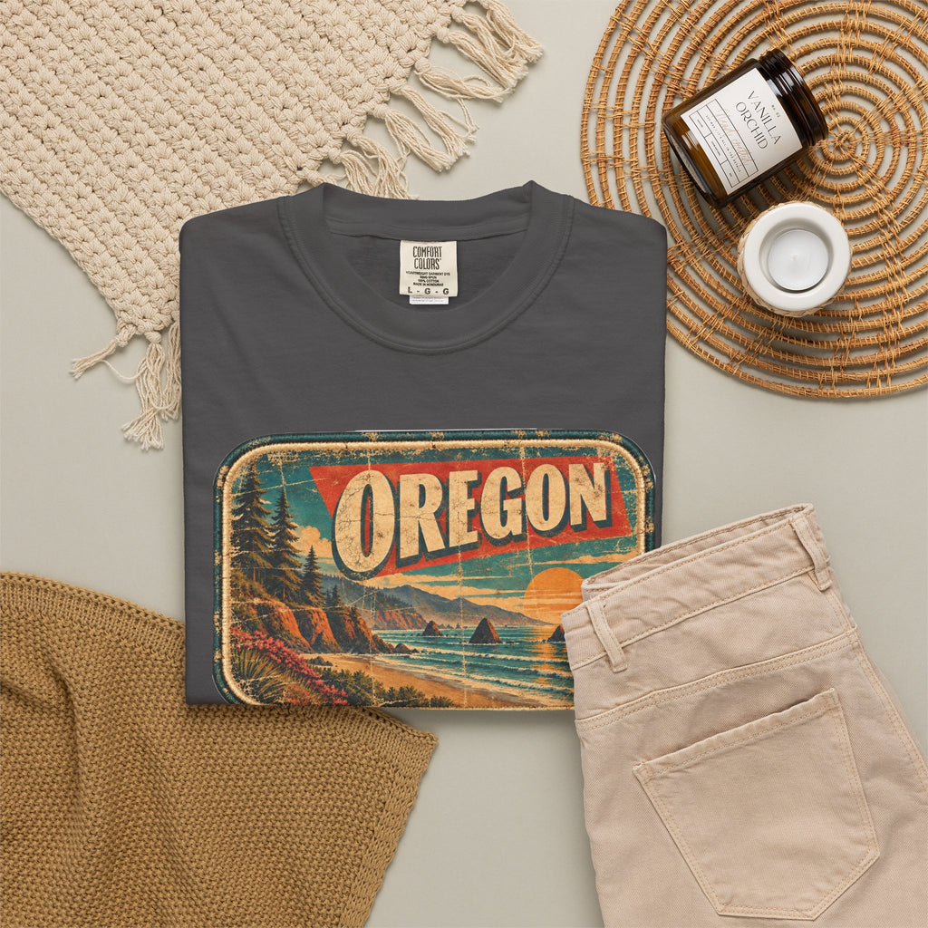 Oregon - Unisex Garment-Dyed T-shirt