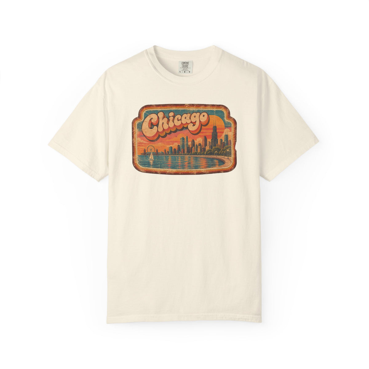 Chicago - Unisex Garment-Dyed T-shirt