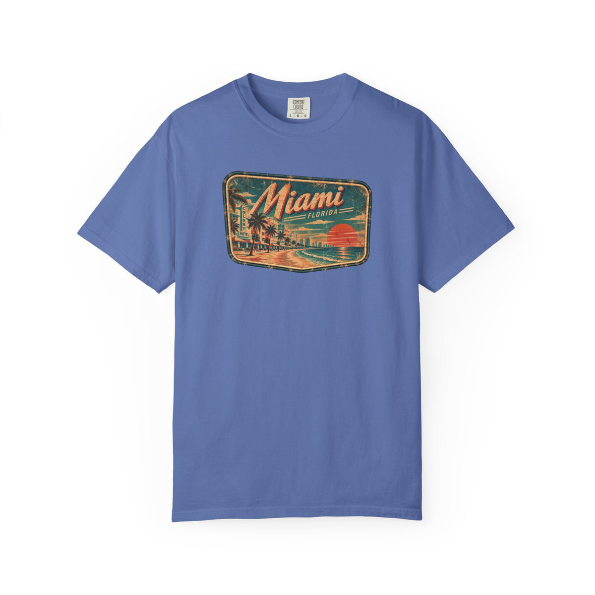 Miami - Unisex Garment-Dyed T-shirt