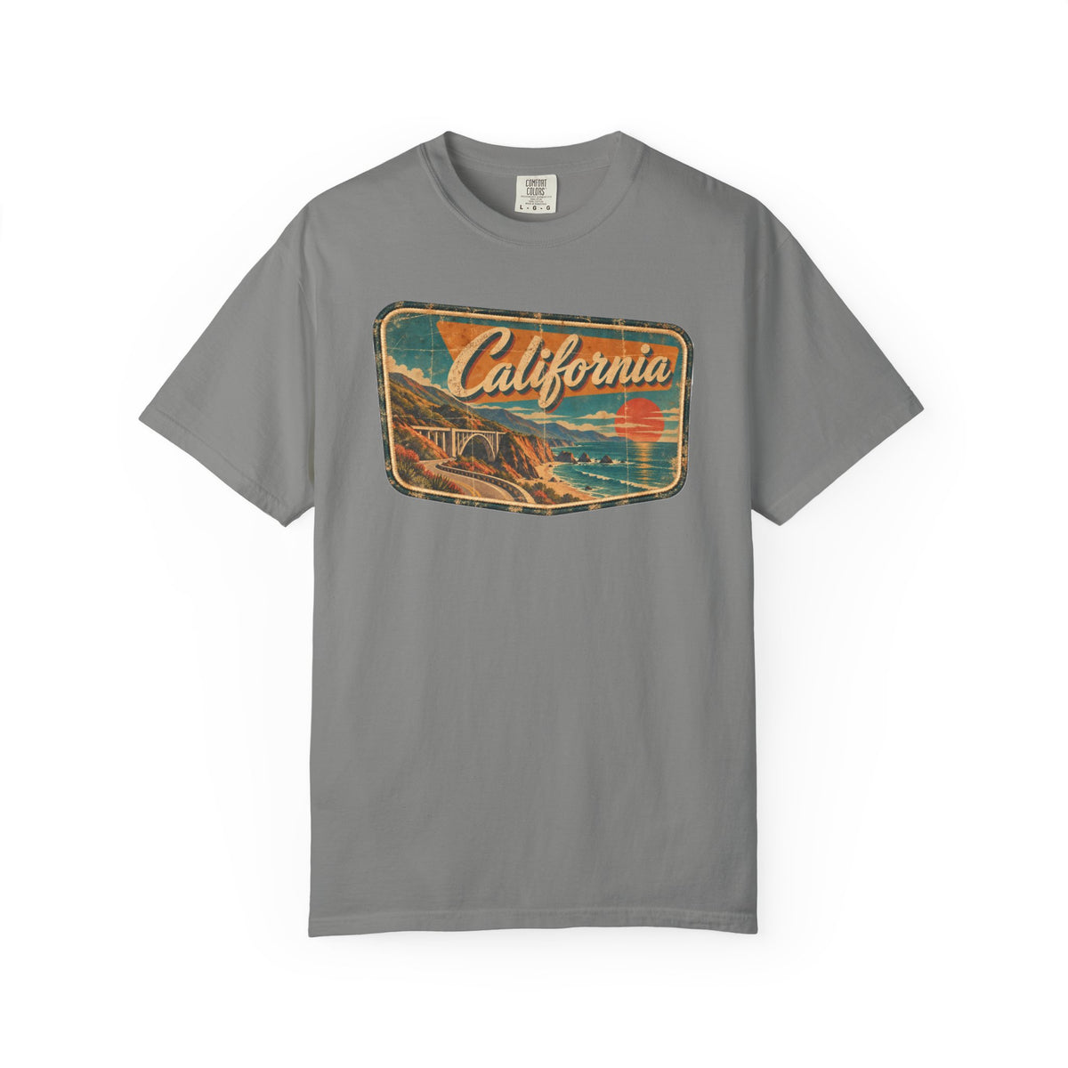 California - Unisex Garment-Dyed T-shirt