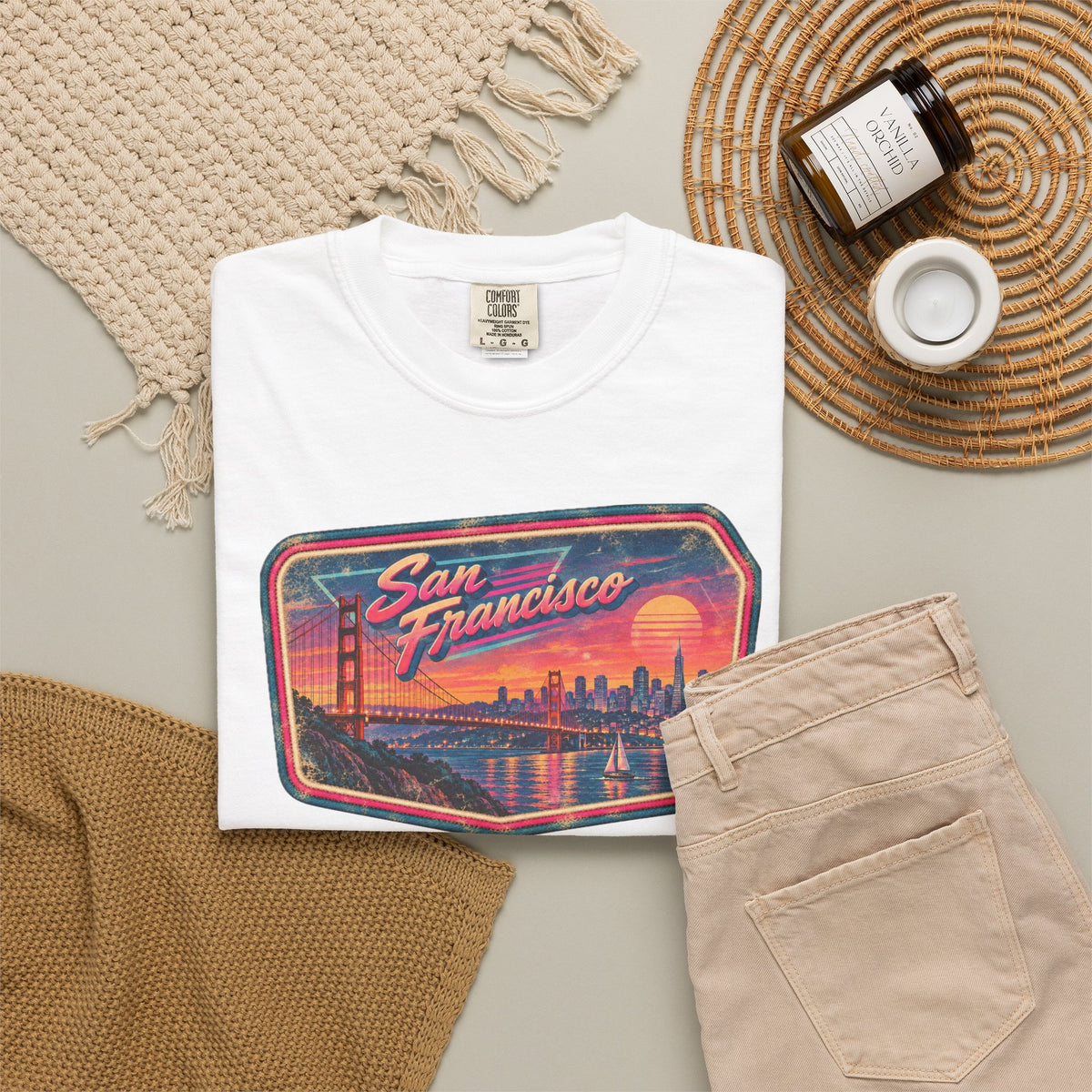 San Francisco - Unisex Garment-Dyed T-shirt