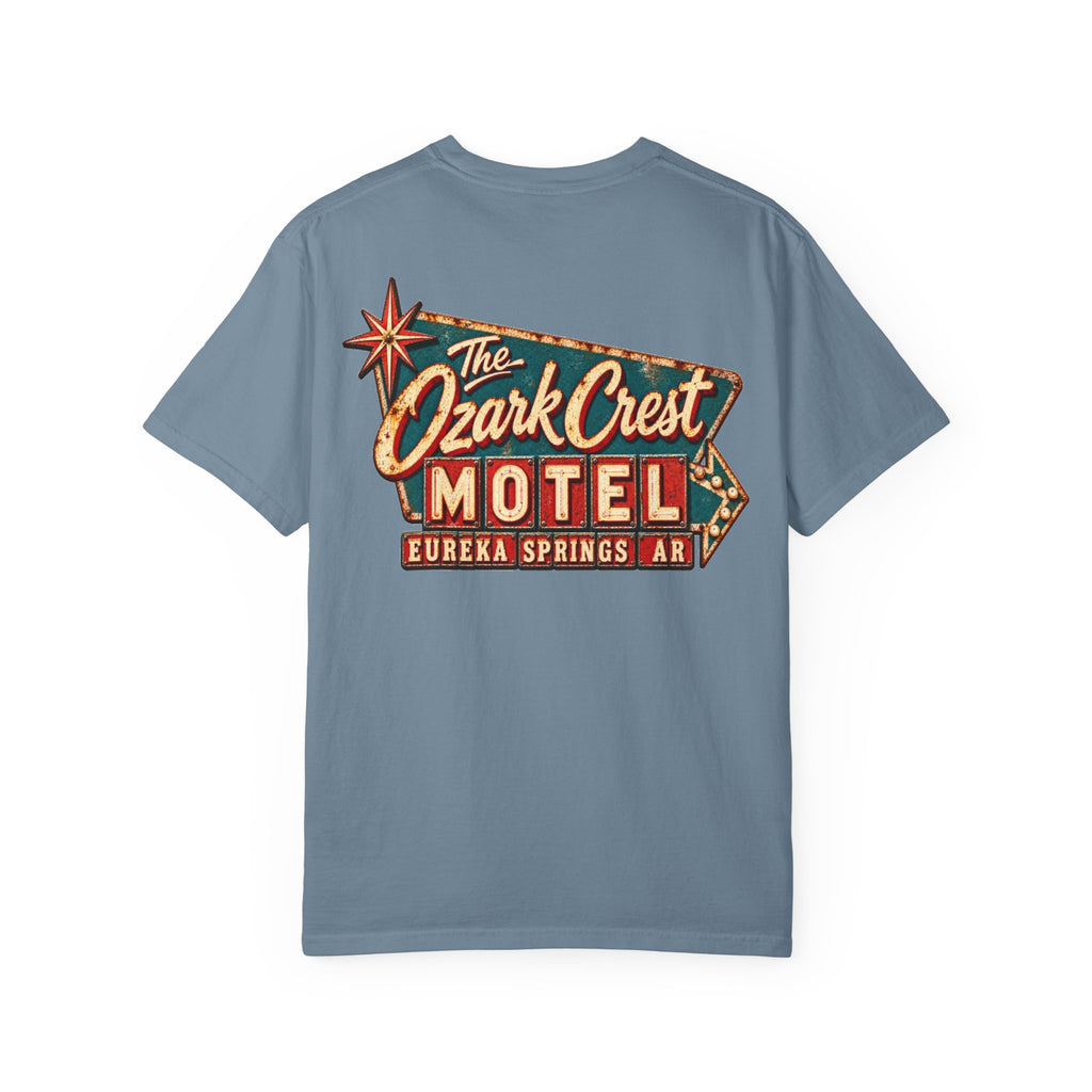 The Ozark Crest Motel - Unisex Garment-Dyed T-shirt