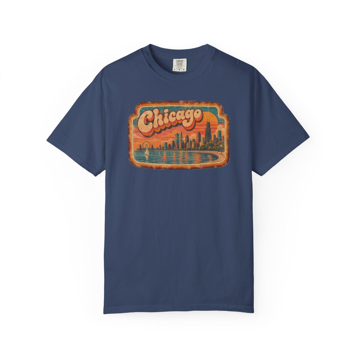 Chicago - Unisex Garment-Dyed T-shirt