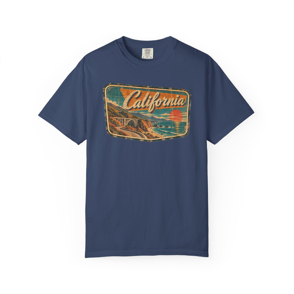 California - Unisex Garment-Dyed T-shirt