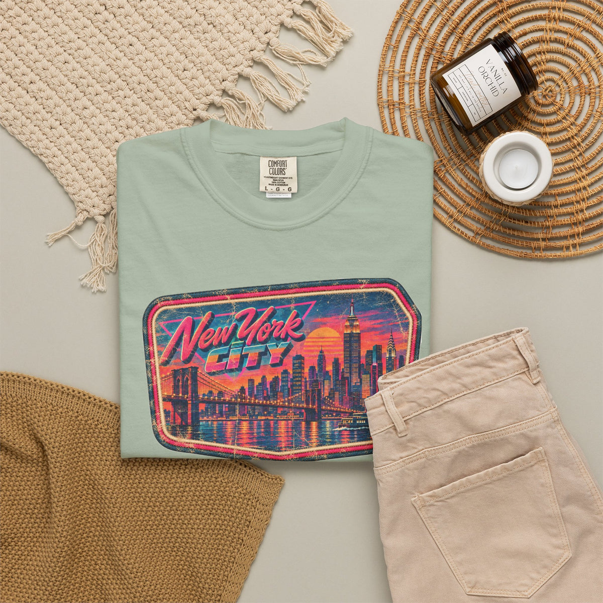 New York City - Unisex Garment-Dyed T-shirt