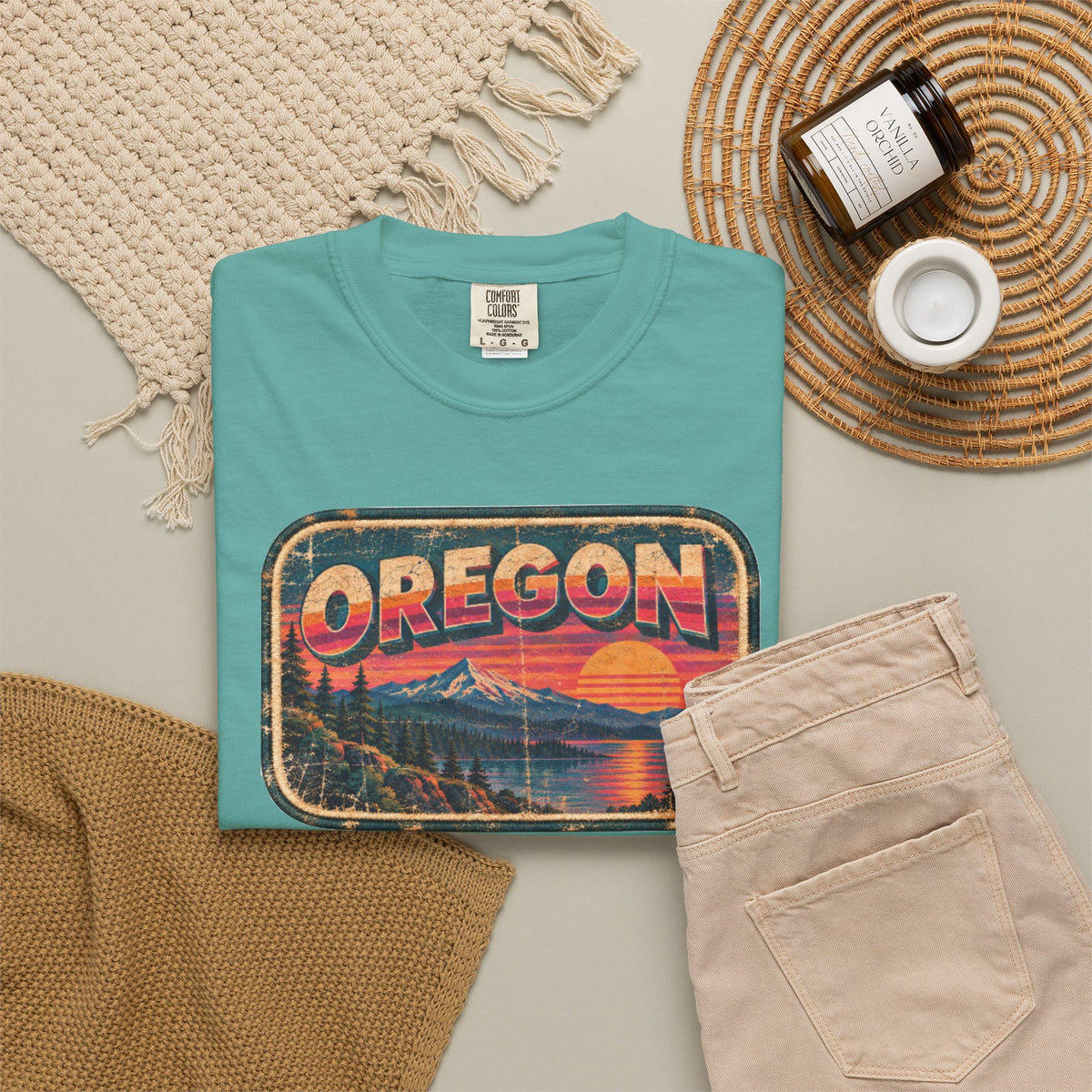 Oregon - Unisex Garment-Dyed T-shirt