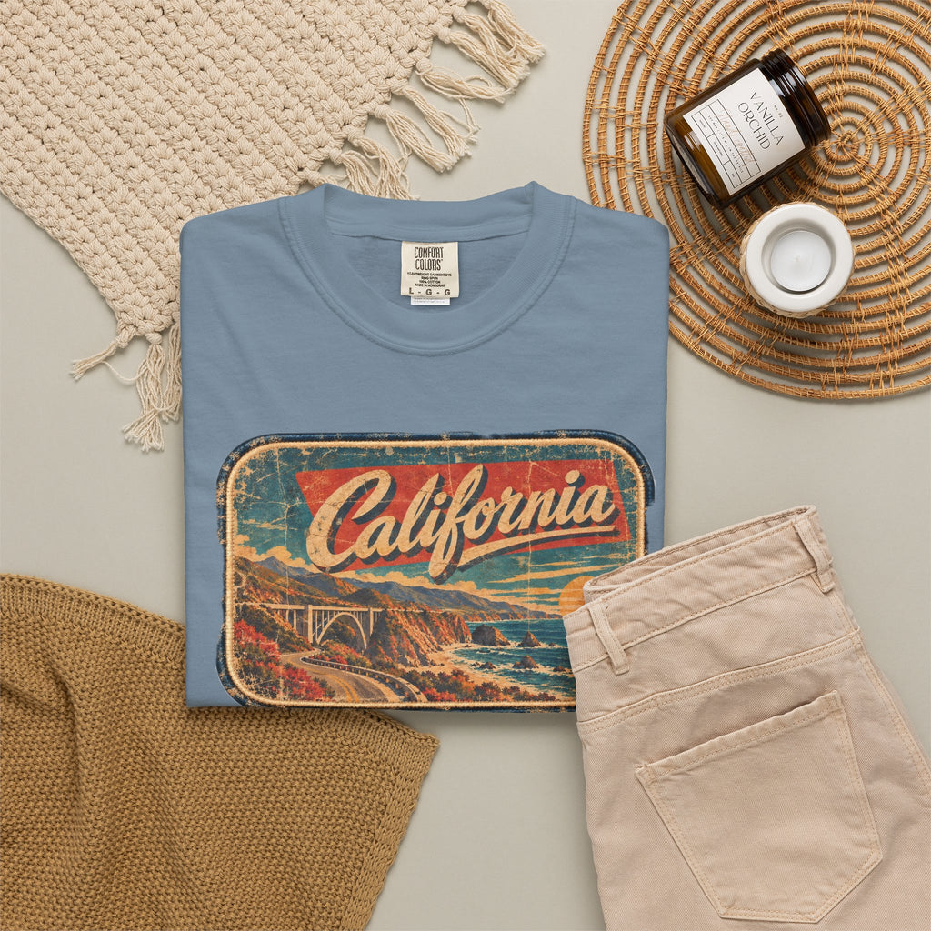 California - Unisex Garment-Dyed T-shirt