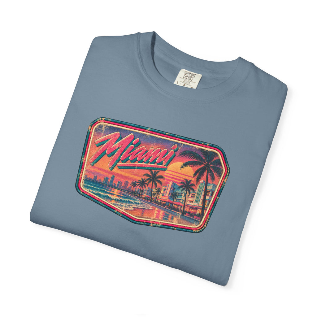 Miami - Unisex Garment-Dyed T-shirt