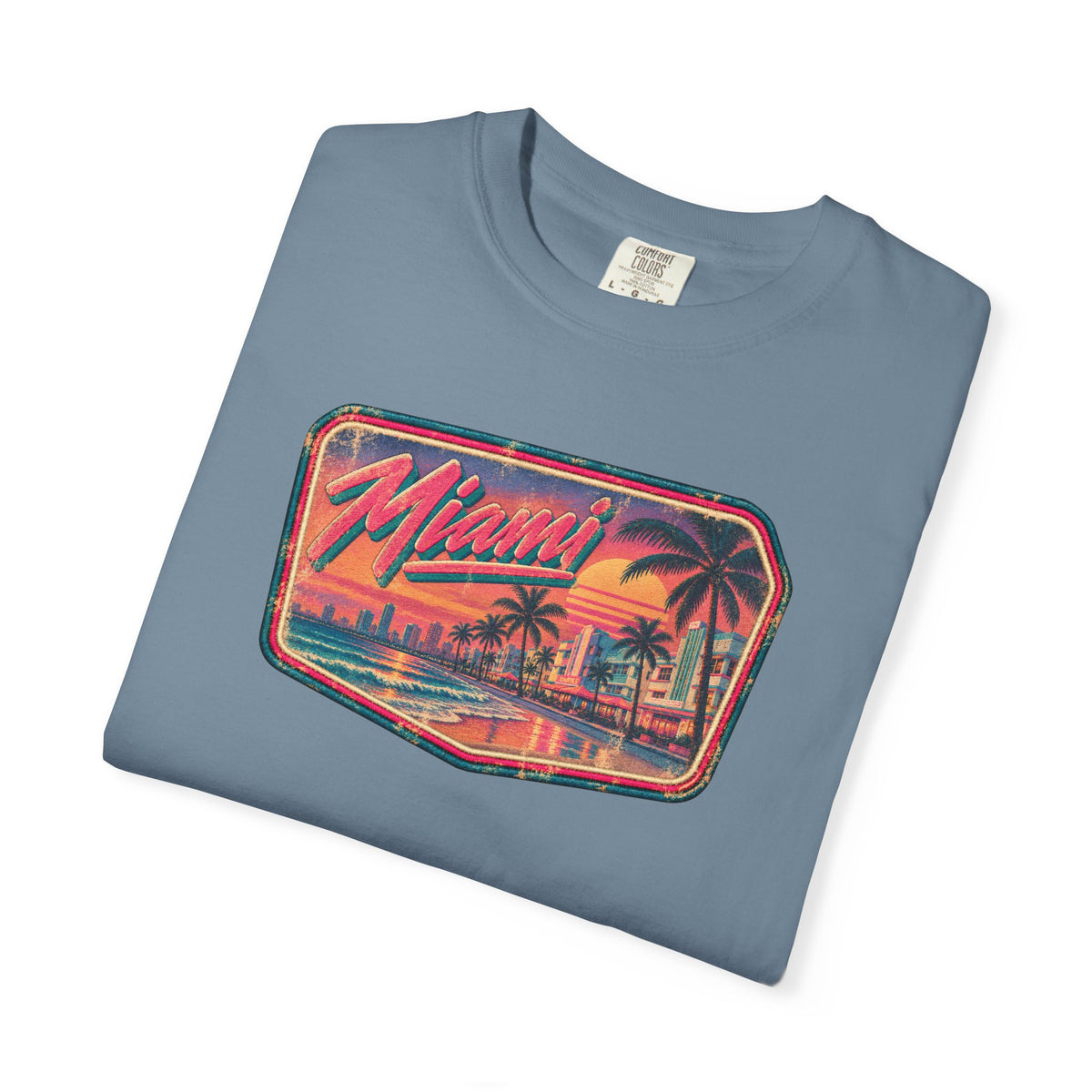 Miami - Unisex Garment-Dyed T-shirt