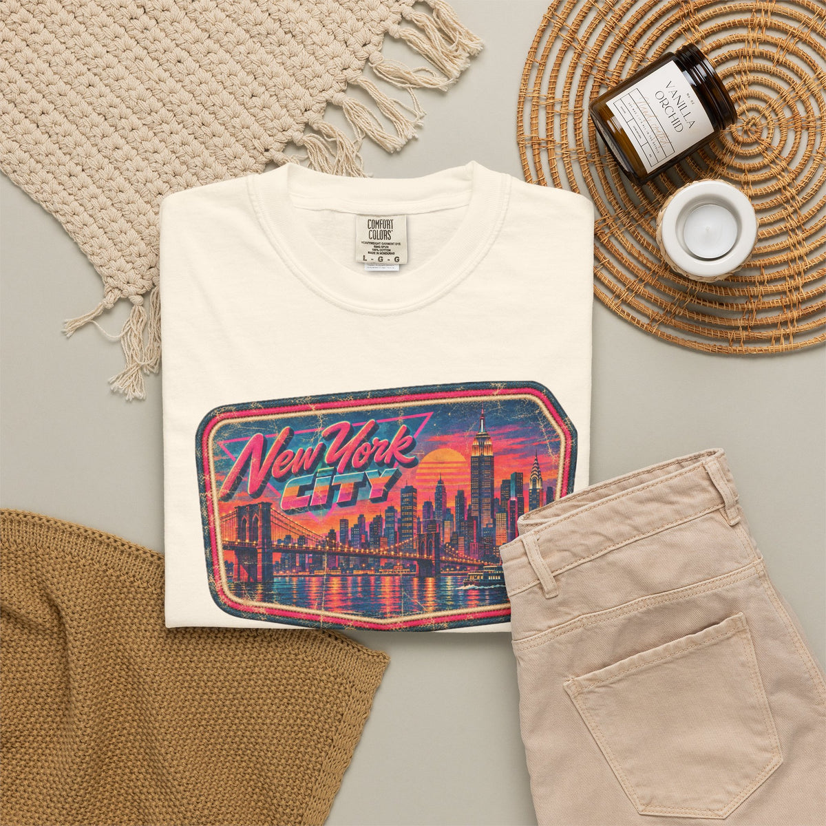 New York City - Unisex Garment-Dyed T-shirt