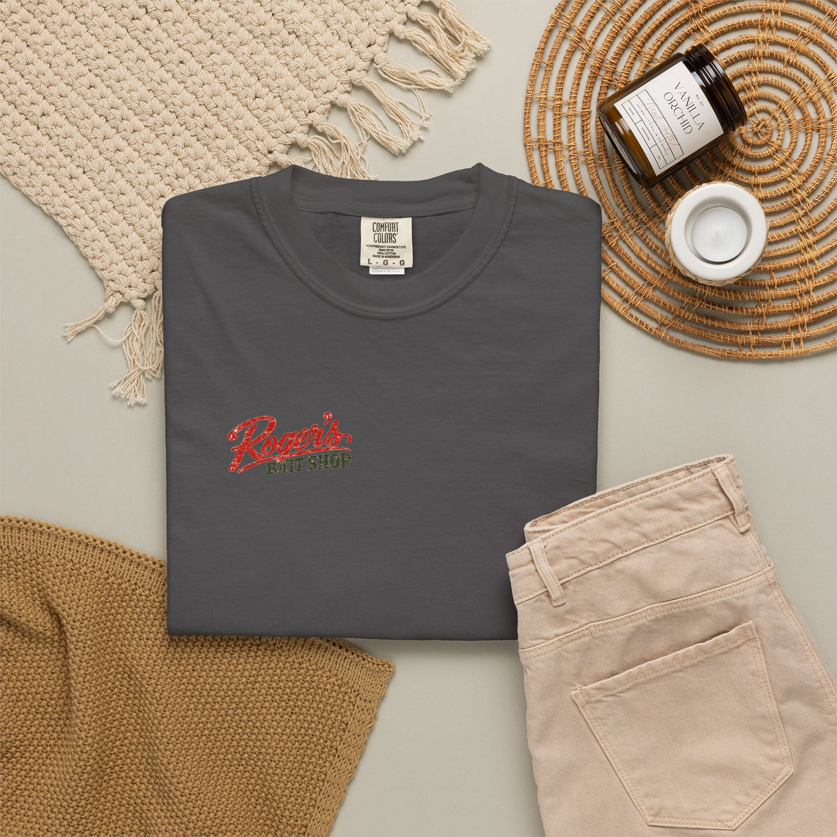 Roger's Bait Shop - Unisex Garment-Dyed T-shirt
