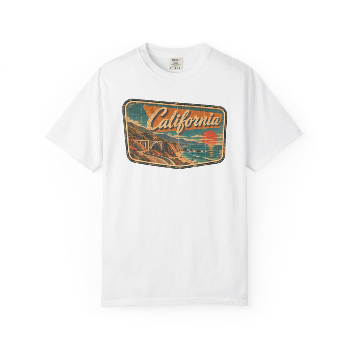 California - Unisex Garment-Dyed T-shirt