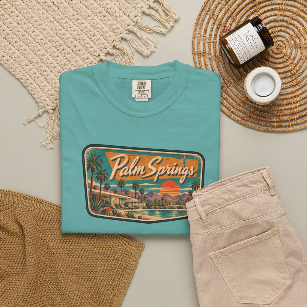 Palm Springs - Unisex Garment-Dyed T-shirt