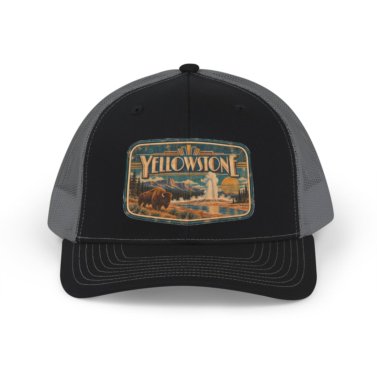 Yellowstone Bison 2 Snapback Trucker Cap
