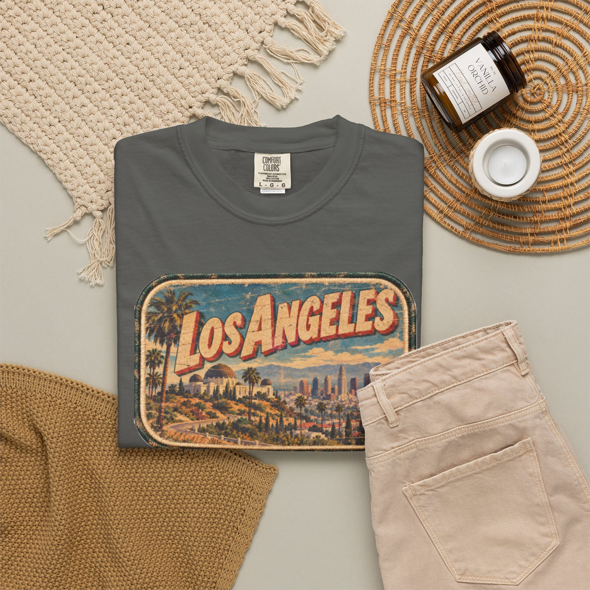 Los Angeles - Unisex Garment-Dyed T-shirt
