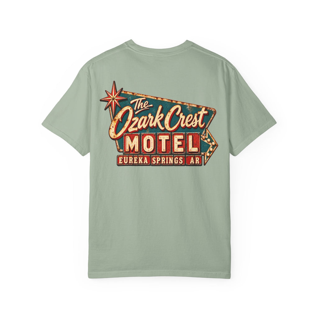 The Ozark Crest Motel - Unisex Garment-Dyed T-shirt