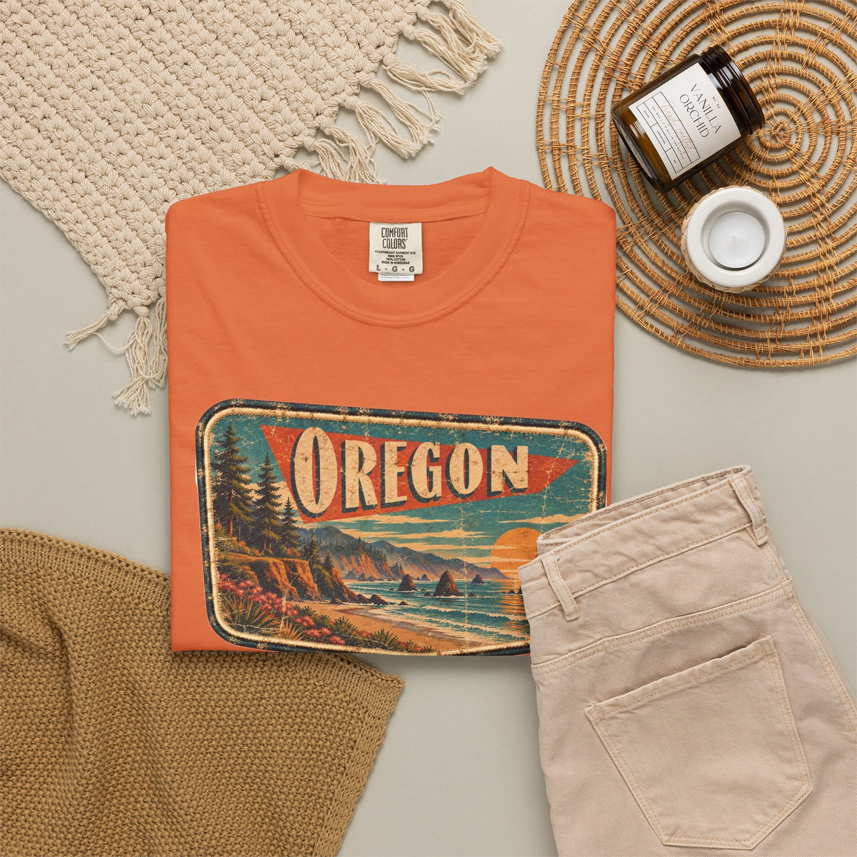 Oregon - Unisex Garment-Dyed T-shirt