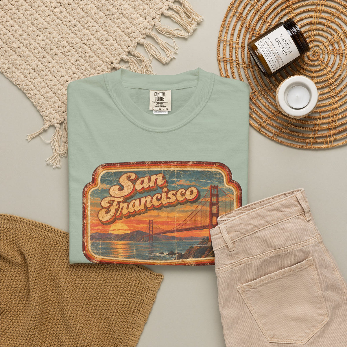 San Francisco - Unisex Garment-Dyed T-shirt