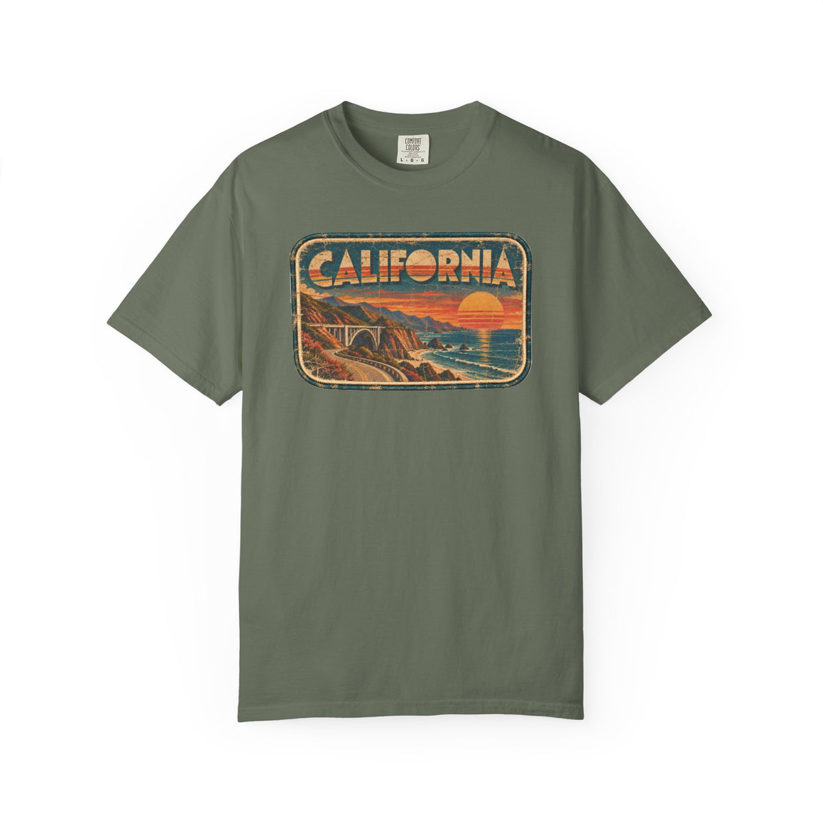California - Unisex Garment-Dyed T-shirt