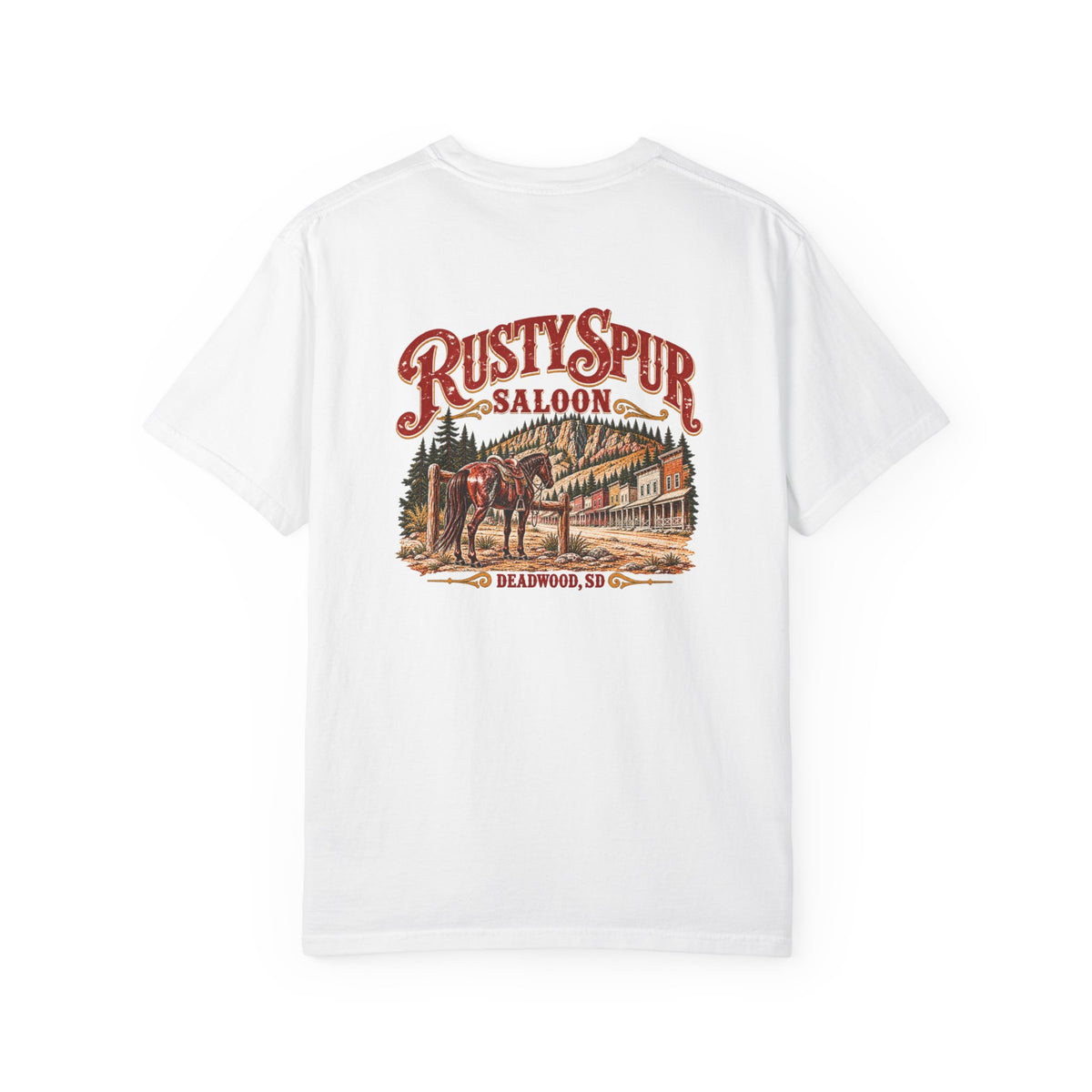 Rusty Spur Saloon - Unisex Garment-Dyed T-shirt