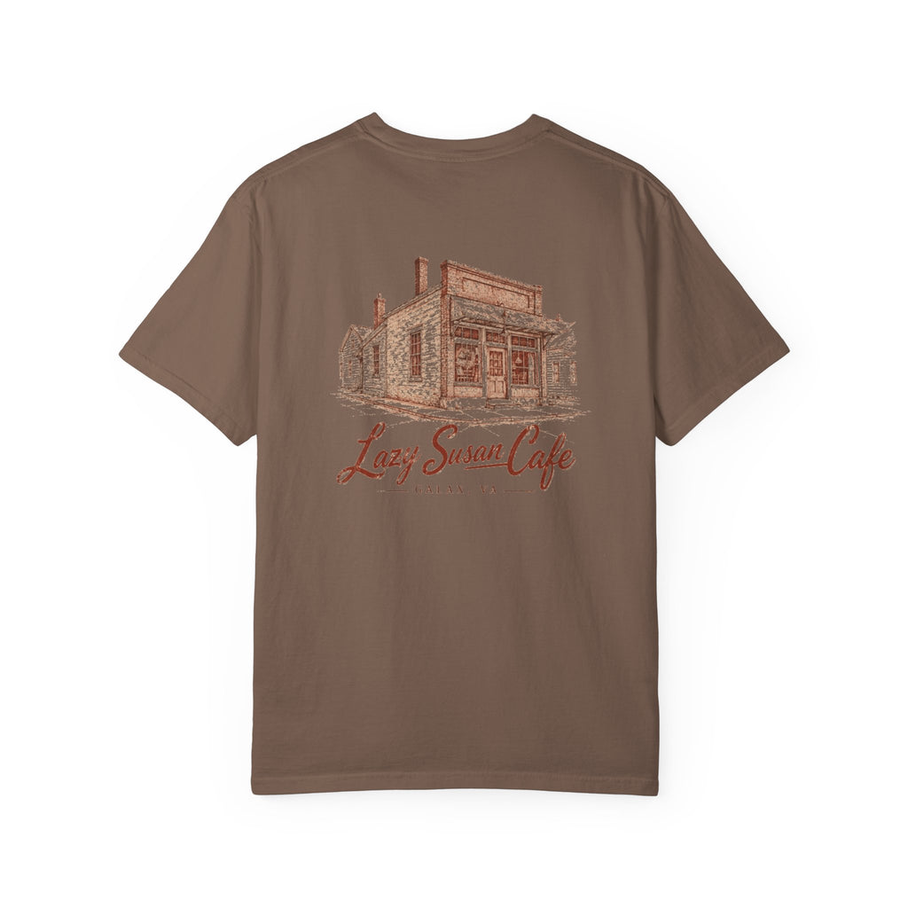 Lazy Susan Cafe - Unisex Garment-Dyed T-shirt