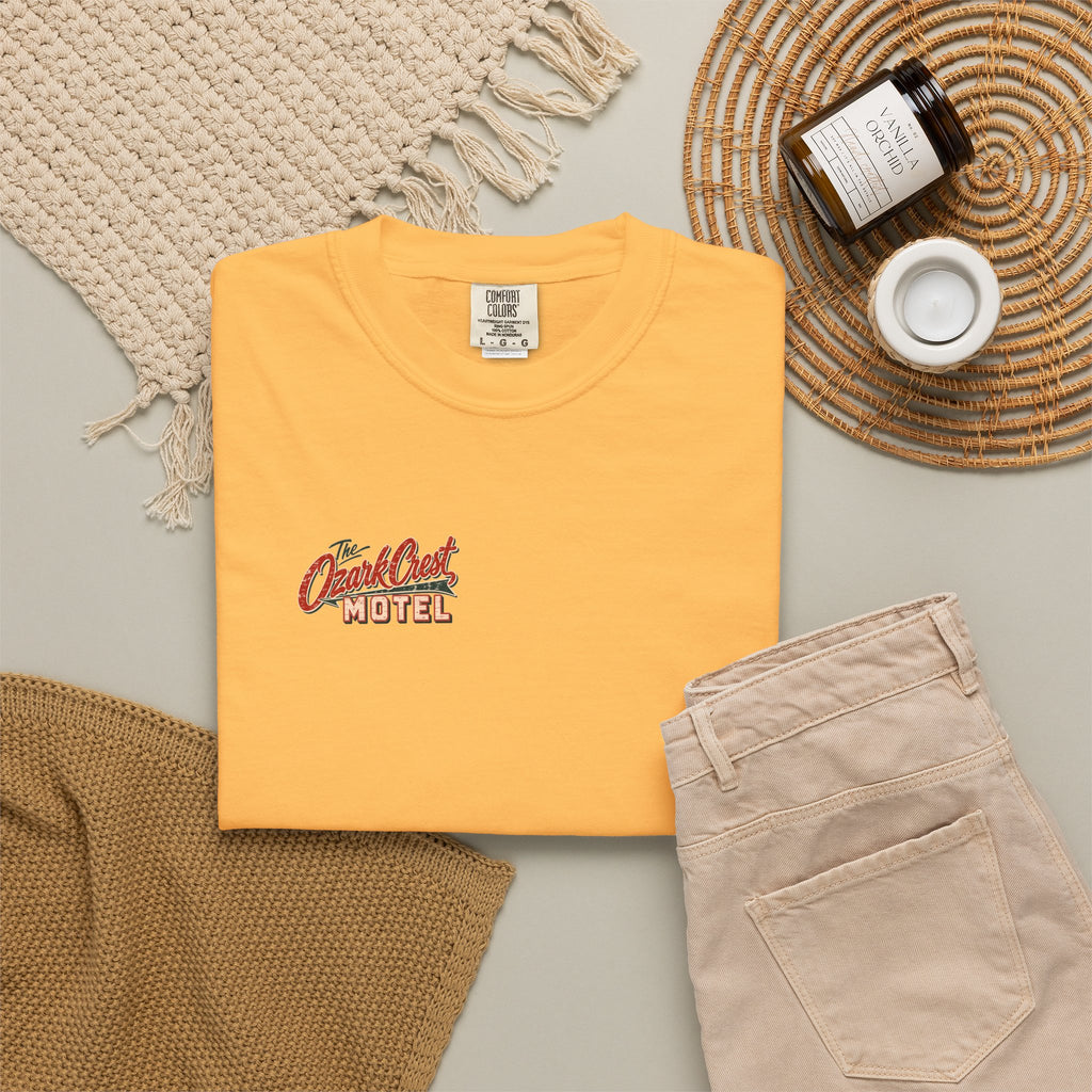 The Ozark Crest Motel - Unisex Garment-Dyed T-shirt