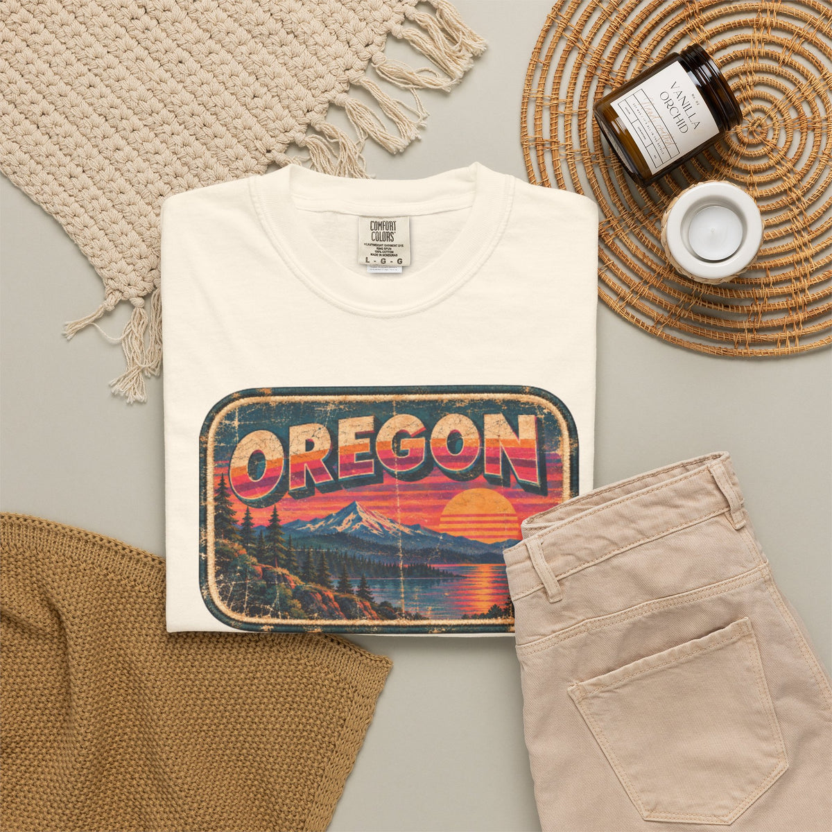 Oregon - Unisex Garment-Dyed T-shirt