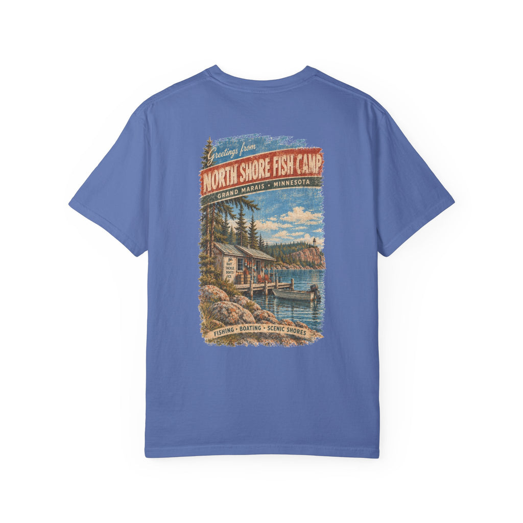 North Shore Fish Camp - Unisex Garment-Dyed T-shirt
