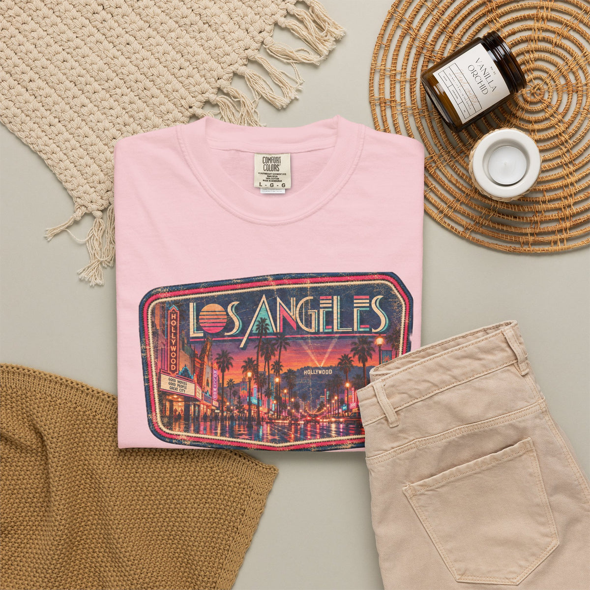Los Angeles - Unisex Garment-Dyed T-shirt