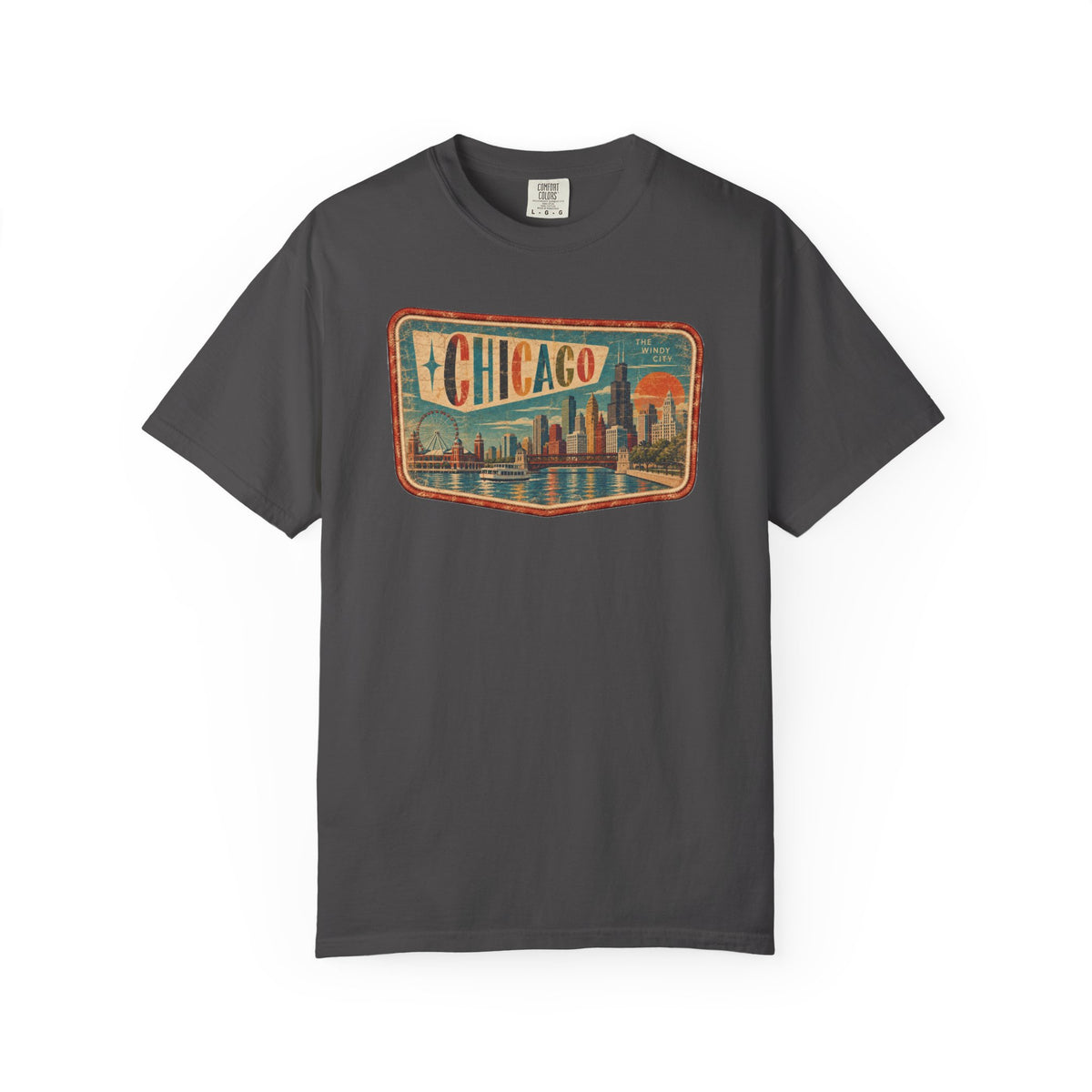 Chicago - Unisex Garment-Dyed T-shirt